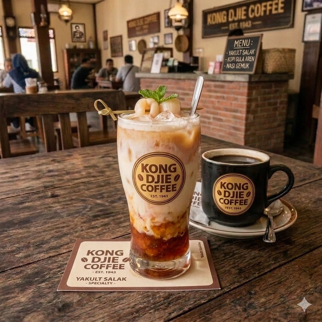 Yakult Salak Kedai Kopi Kong Djie